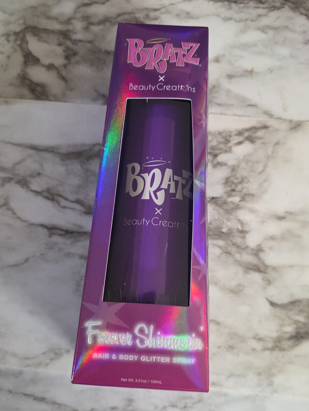 Bratz Forever Shimmerin hair & body glitter spray
